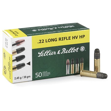 Sellier and Bellot .22 Long Rifle HV HP